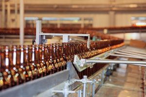 Nitrogen Generation System Line with Beer Bottles